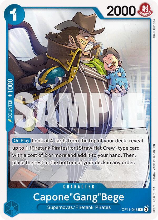 Capone"Gang"Bege OP11-048 – A Fist of Divine Speed | One Piece TCG