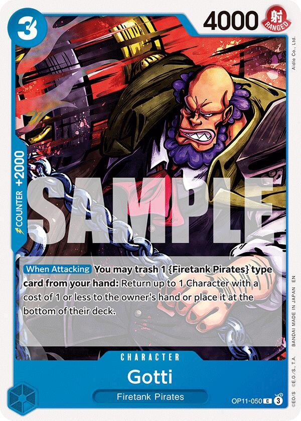 Gotti OP11-050 – A Fist of Divine Speed | One Piece TCG