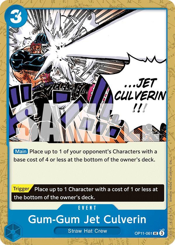 Gum-Gum Jet Culverin OP11-061 – A Fist of Divine Speed | One Piece TCG