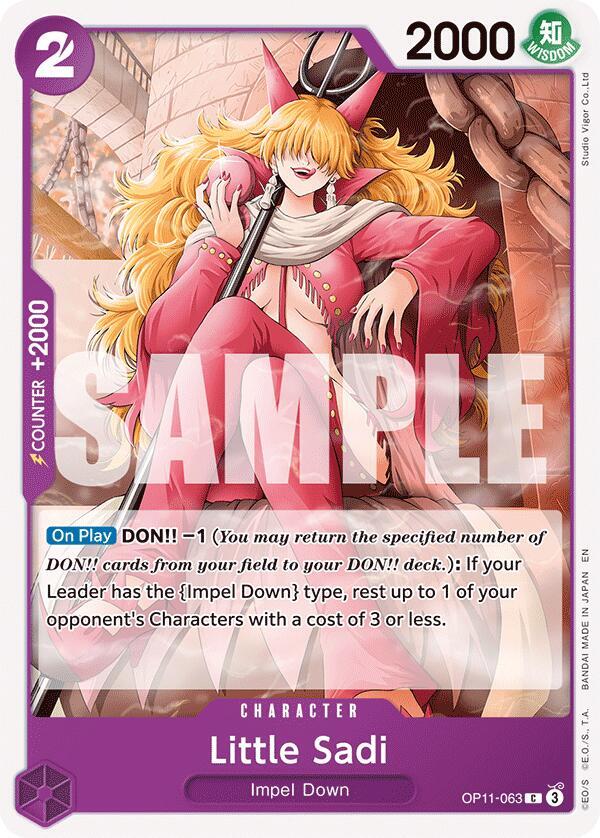 Little Sadi OP11-063 – A Fist of Divine Speed | One Piece TCG