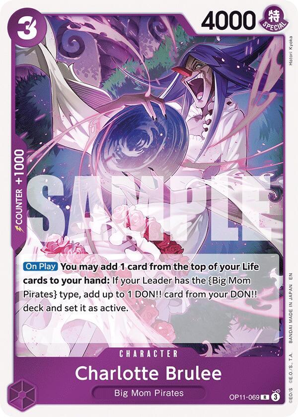 Charlotte Brulee OP11-069 – A Fist of Divine Speed | One Piece TCG