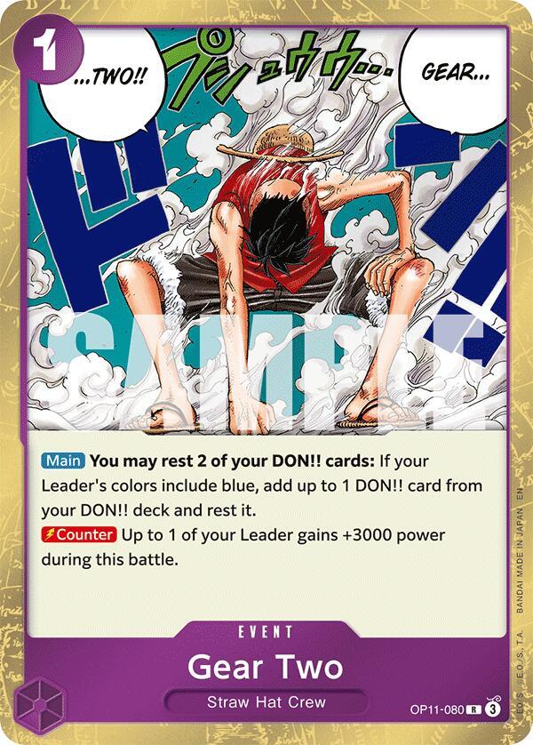 Gear Two OP11-080 – A Fist of Divine Speed | One Piece TCG