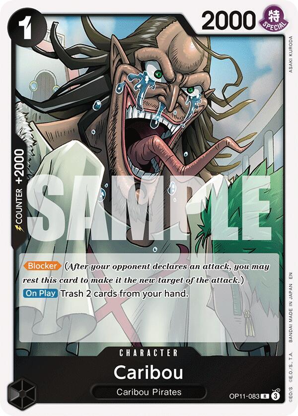 Caribou OP11-083 – A Fist of Divine Speed | One Piece TCG