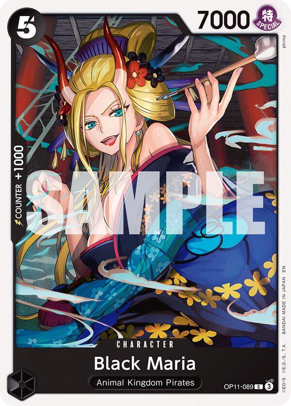 Black Maria OP11-089 – A Fist of Divine Speed | One Piece TCG