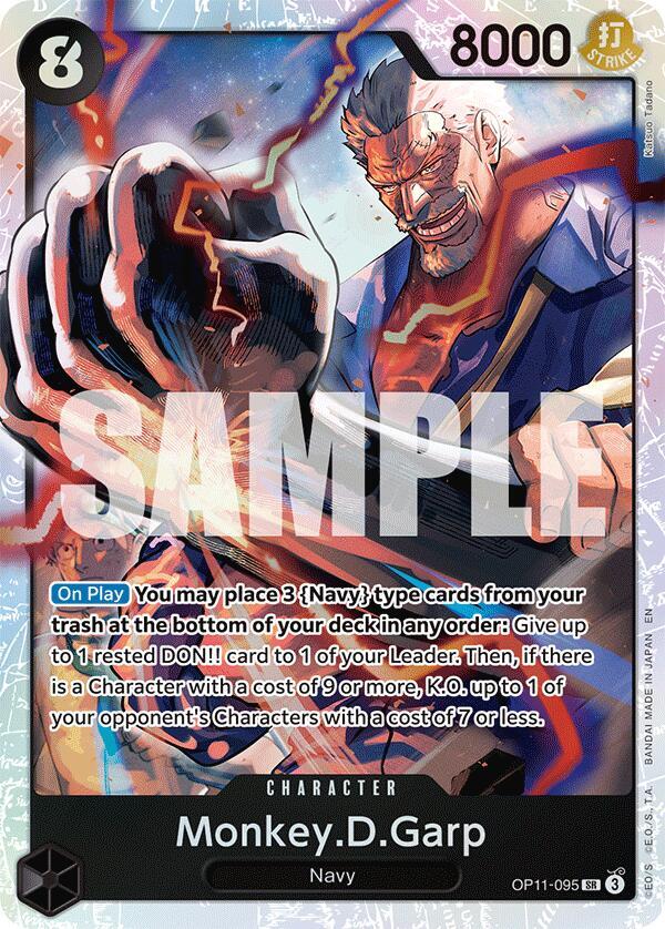 Monkey.D.Garp OP11-095 – A Fist of Divine Speed | One Piece TCG