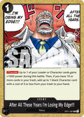 After All These Years I'm Losing My Edge!!! OP11-097 – A Fist of Divine Speed | One Piece TCG