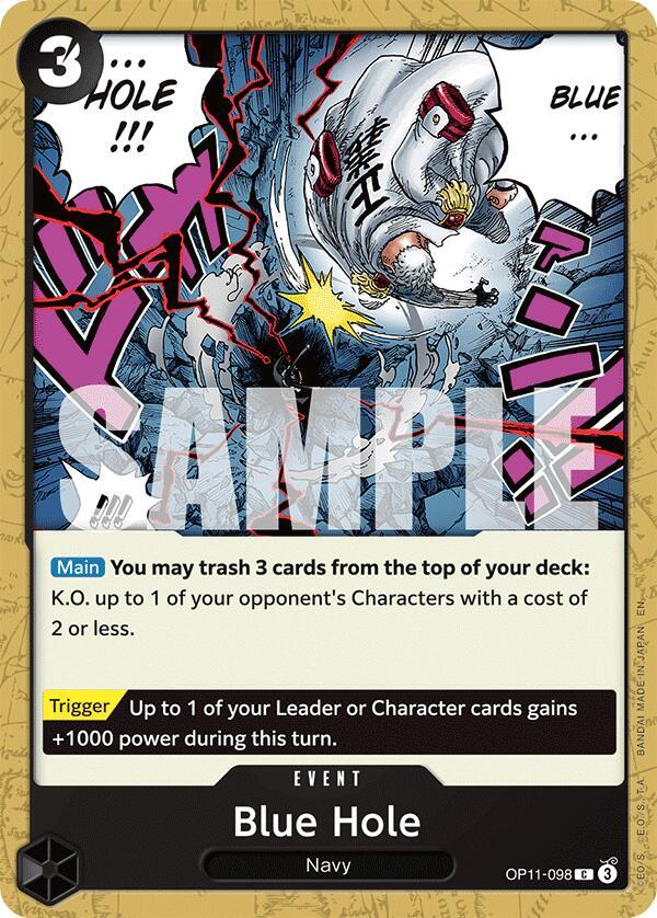 Blue Hole OP11-098 – A Fist of Divine Speed | One Piece TCG
