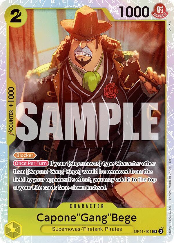 Capone"Gang"Bege OP11-101 – A Fist of Divine Speed | One Piece TCG