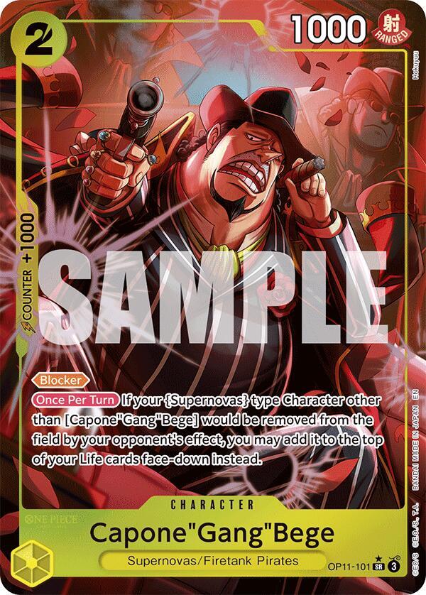 Capone"Gang"Bege Alternate Art OP11-101 – A Fist of Divine Speed | One Piece TCG