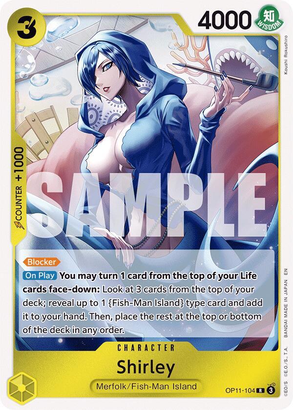 Shirley OP11-104 – A Fist of Divine Speed | One Piece TCG