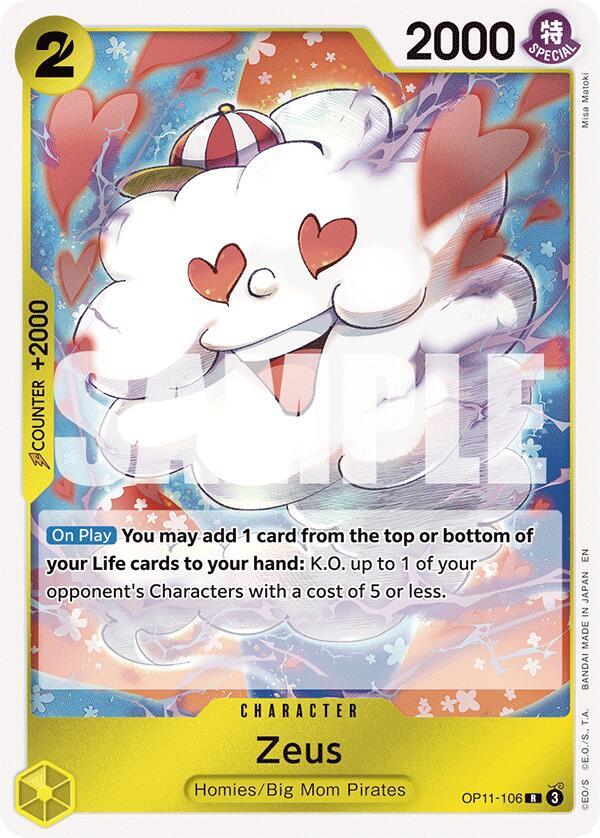 Zeus OP11-106 – A Fist of Divine Speed | One Piece TCG