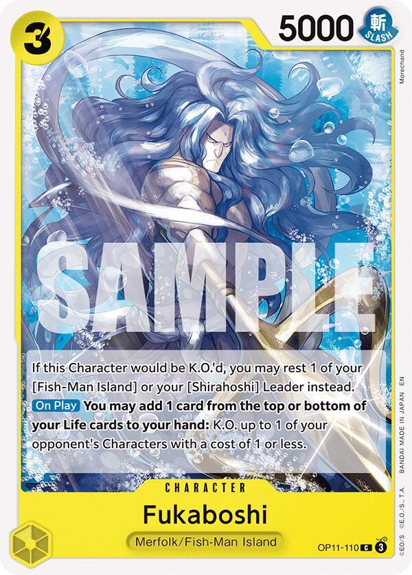 Fukaboshi OP11-110 – A Fist of Divine Speed | One Piece TCG