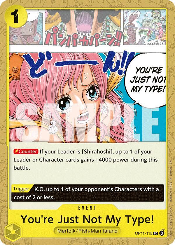 You're Just Not My Type! OP11-115 – A Fist of Divine Speed | One Piece TCG