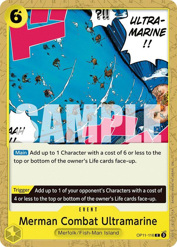 Merman Combat Ultramarine OP11-116 – A Fist of Divine Speed | One Piece TCG