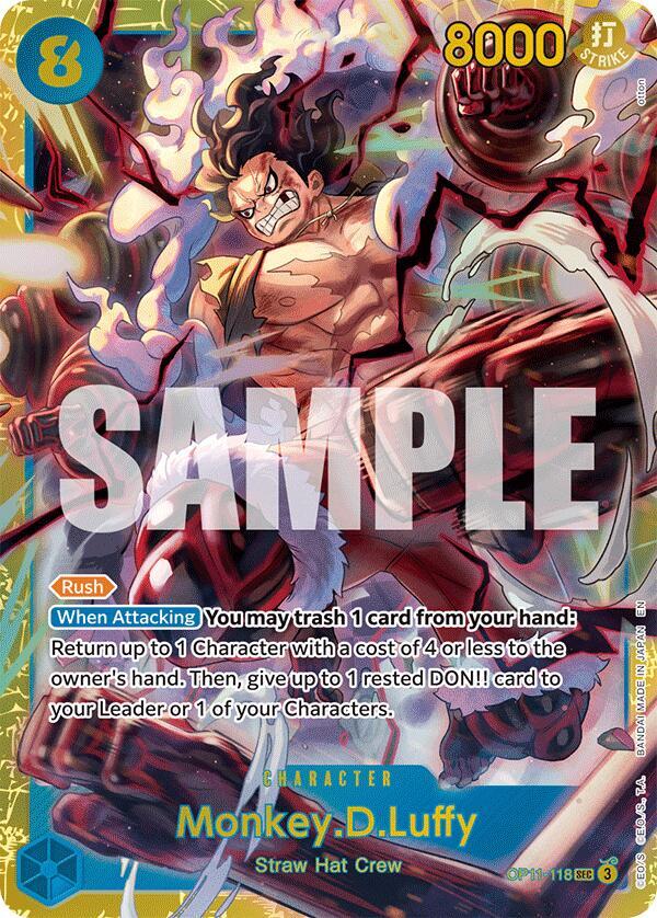 Monkey.D.Luffy OP11-118 – A Fist of Divine Speed | One Piece TCG