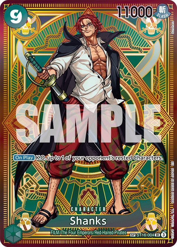 Shanks SP ST16-004 – A Fist of Divine Speed | One Piece TCG