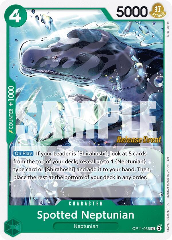 Spotted Neptunian Release Event OP11-036