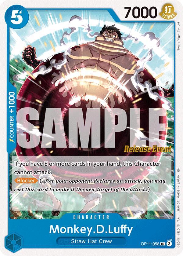 Monkey D. Luffy Release Event OP11-058