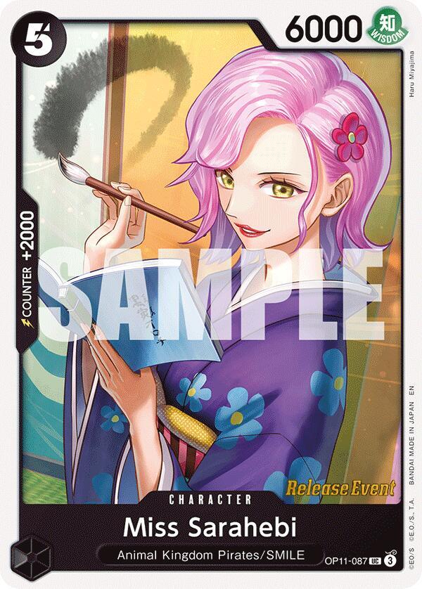 Miss Sarahebi Release Event OP11-087