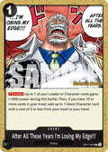 After All These Years I'm Losing My Edge!!! Release Event OP11-097 | One Piece TCG
