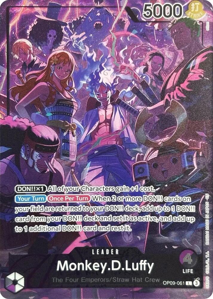 Monkey.D.Luffy English Version 2nd Anniversary Set OP09-061 | One Piece TCG