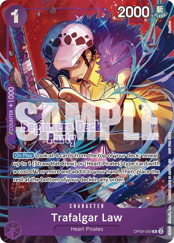 Trafalgar Law Beginners Deck Party [ST-23] - [ST-28] Winner Pack December OP09-069 | One Piece TCG