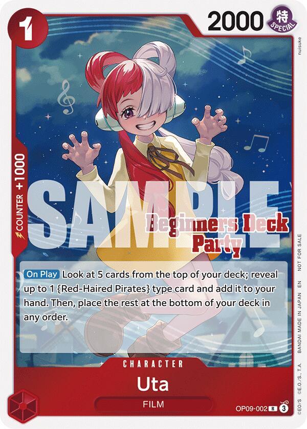 Uta Beginners Deck Party [ST-23] - [ST-28] Participation Pack December OP09-002 | One Piece TCG