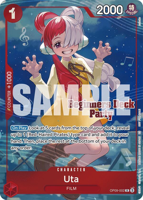 Uta Beginners Deck Party [ST-23] - [ST-28] Winner Pack December OP09-002 | One Piece TCG