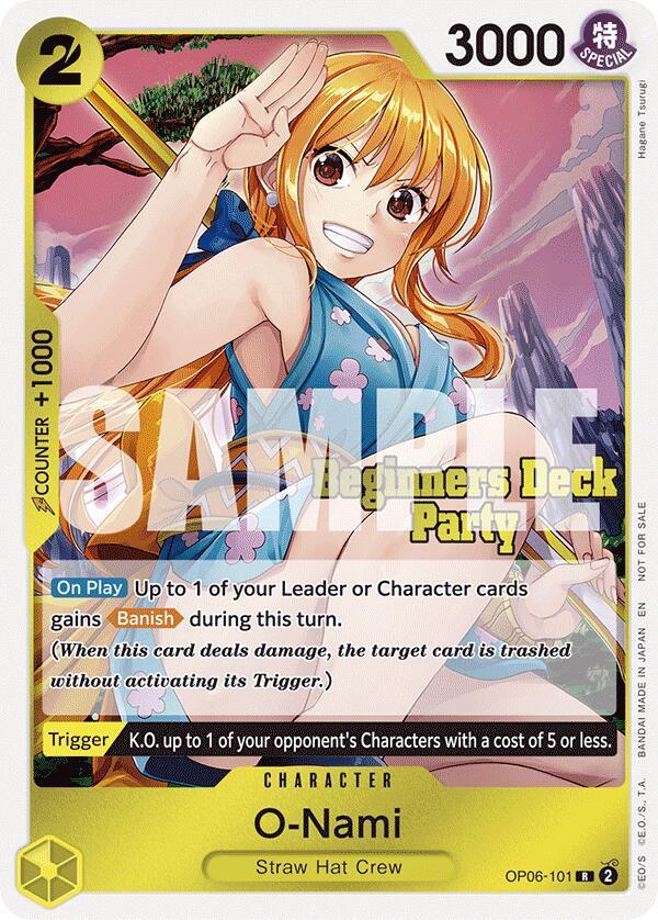 O-Nami Beginners Deck Party [ST-23] - [ST-28] Participation Pack December OP06-101 | One Piece TCG