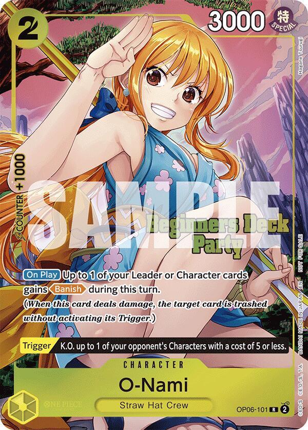 O-Nami Beginners Deck Party [ST-23] - [ST-28] Winner Pack December OP06-101 | One Piece TCG