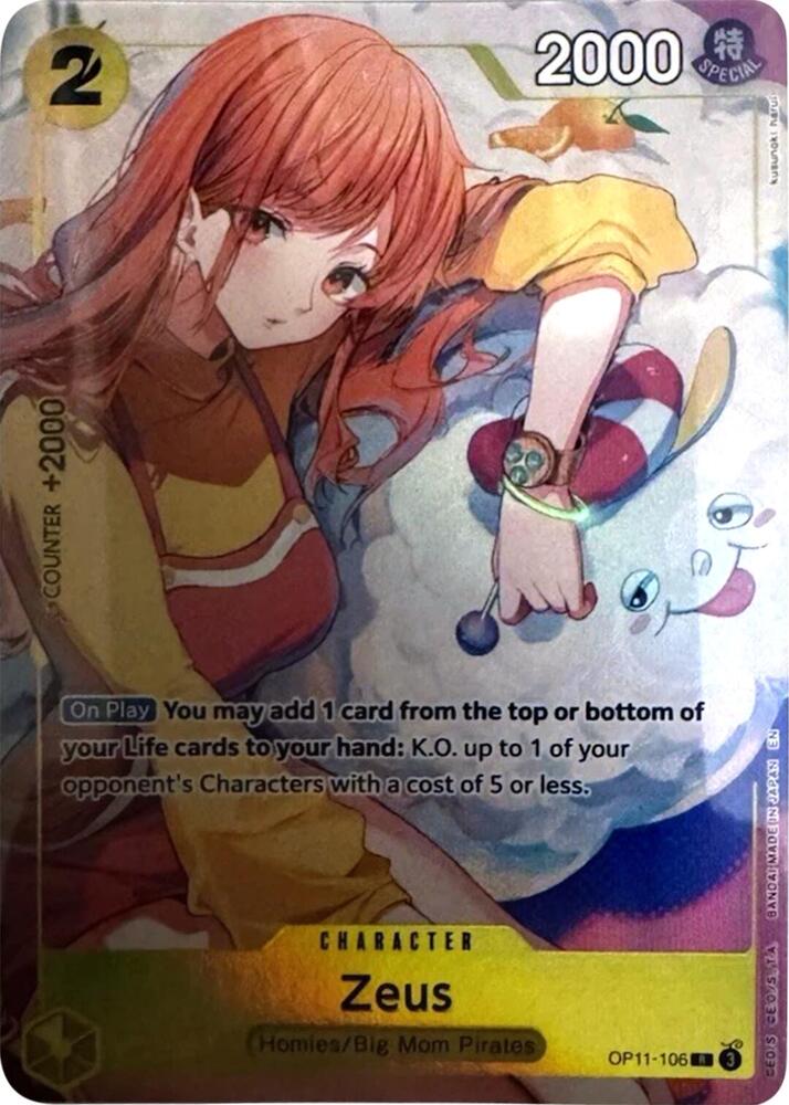 Zeus Official Playmat -Bandai Card Games Fest 24-25 Edition- 2024-2025 OP11-106 | One Piece TCG