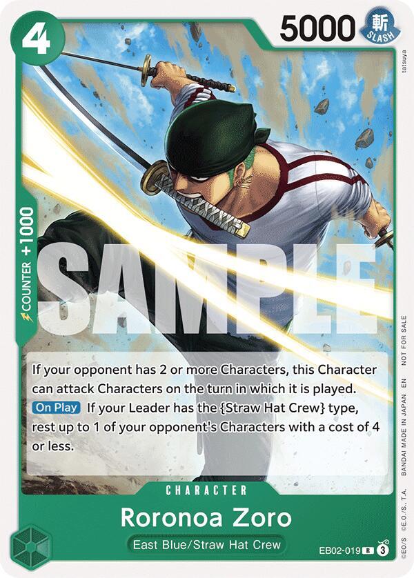 Roronoa Zoro Tournament Pack 2025 Vol. 3 EB02-019 | One Piece TCG