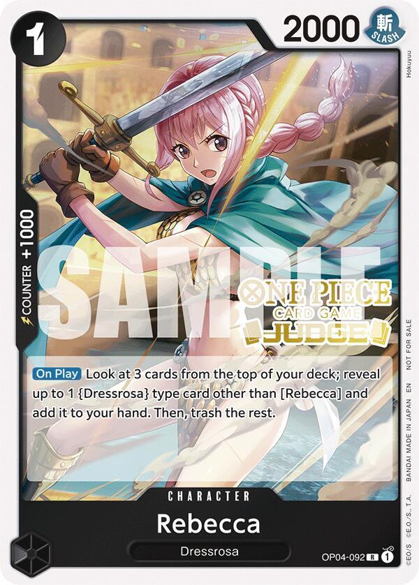 Rebecca Judge Pack Vol. 6 OP04-092 | One Piece TCG