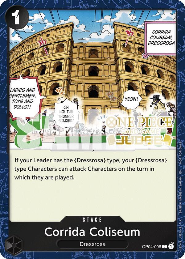Corrida Coliseum Judge Pack Vol. 6 OP04-096 | One Piece TCG