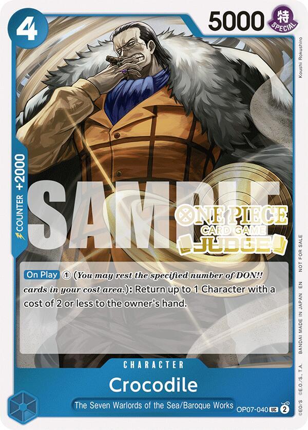 Crocodile Judge Pack Vol. 6 OP07-040 | One Piece TCG