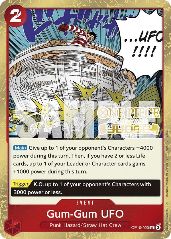 Gum-Gum UFO Judge Pack Vol. 6 OP10-020 | One Piece TCG