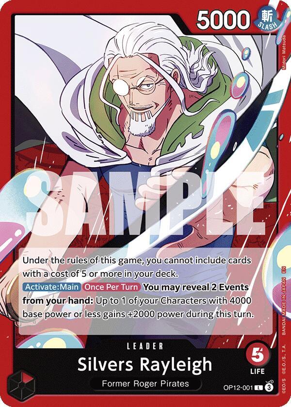 Silvers Rayleigh OP12-001 – Legacy of the Master | One Piece TCG