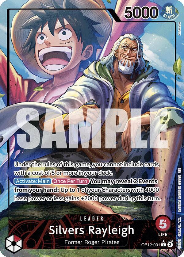 Silvers Rayleigh Alternate Art OP12-001 – Legacy of the Master | One Piece TCG