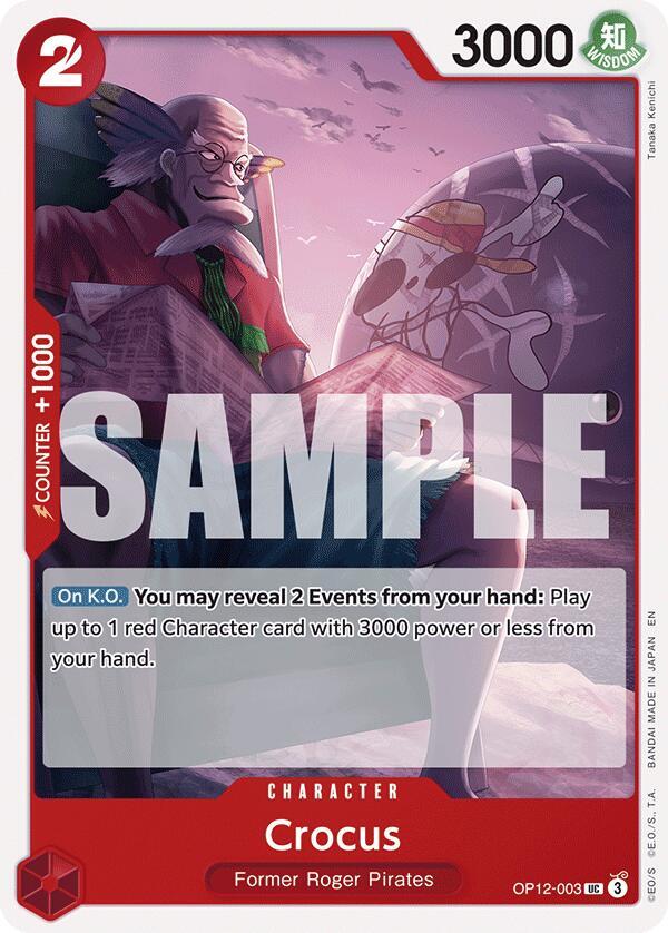 Crocus OP12-003 – Legacy of the Master | One Piece TCG
