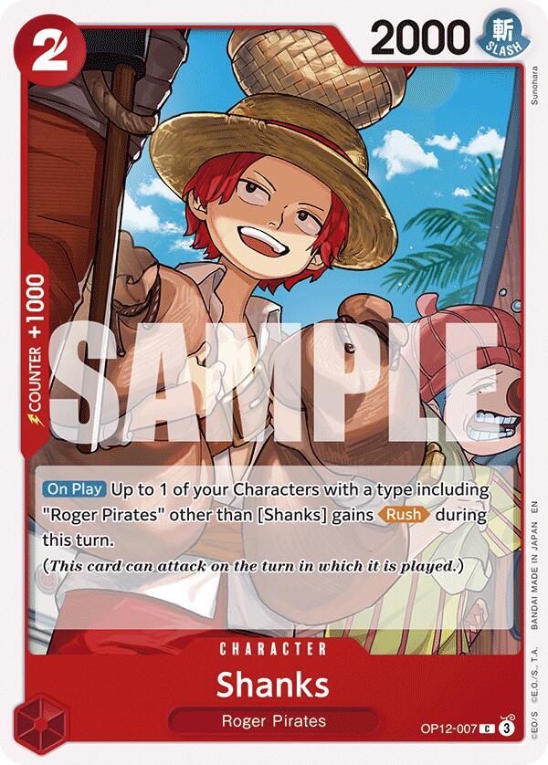 Shanks OP12-007 – Legacy of the Master | One Piece TCG