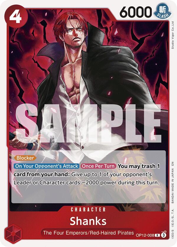 Shanks OP12-008 – Legacy of the Master | One Piece TCG