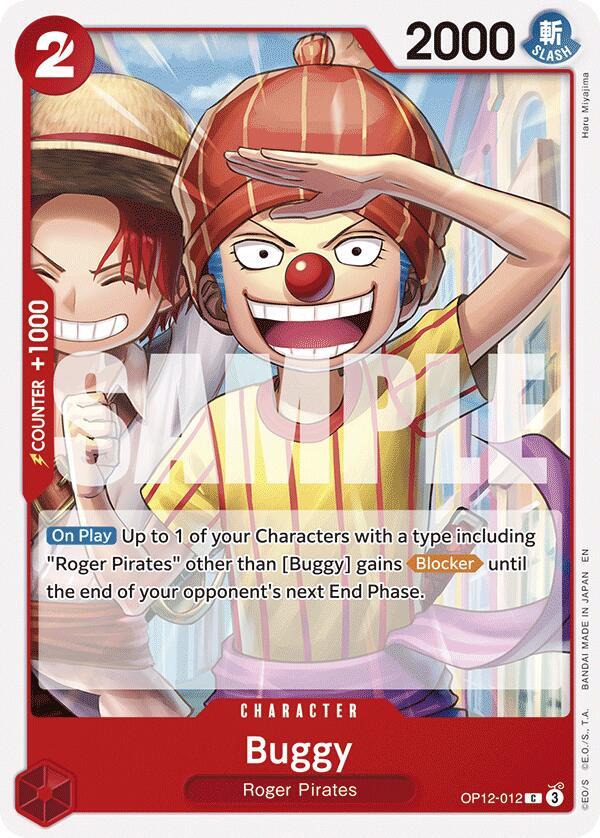 Buggy OP12-012 – Legacy of the Master | One Piece TCG