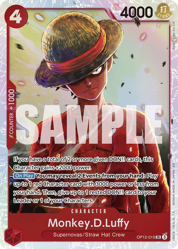 Monkey.D.Luffy OP12-015 – Legacy of the Master | One Piece TCG