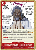 To Never Doubt--That Is Power! OP12-016 – Legacy of the Master | One Piece TCG