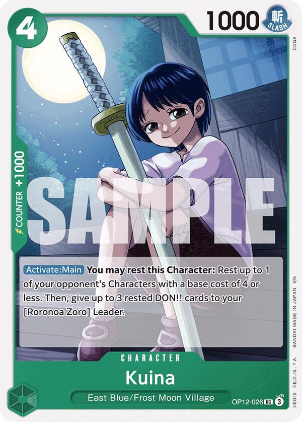 Kuina OP12-026 – Legacy of the Master | One Piece TCG