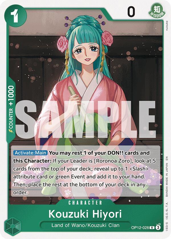 Kouzuki Hiyori OP12-028 – Legacy of the Master | One Piece TCG