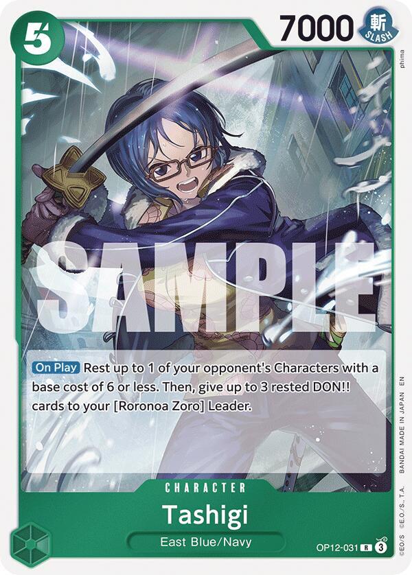Tashigi OP12-031 – Legacy of the Master | One Piece TCG
