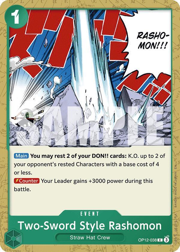 Two-Sword Style Rashomon OP12-038 – Legacy of the Master | One Piece TCG