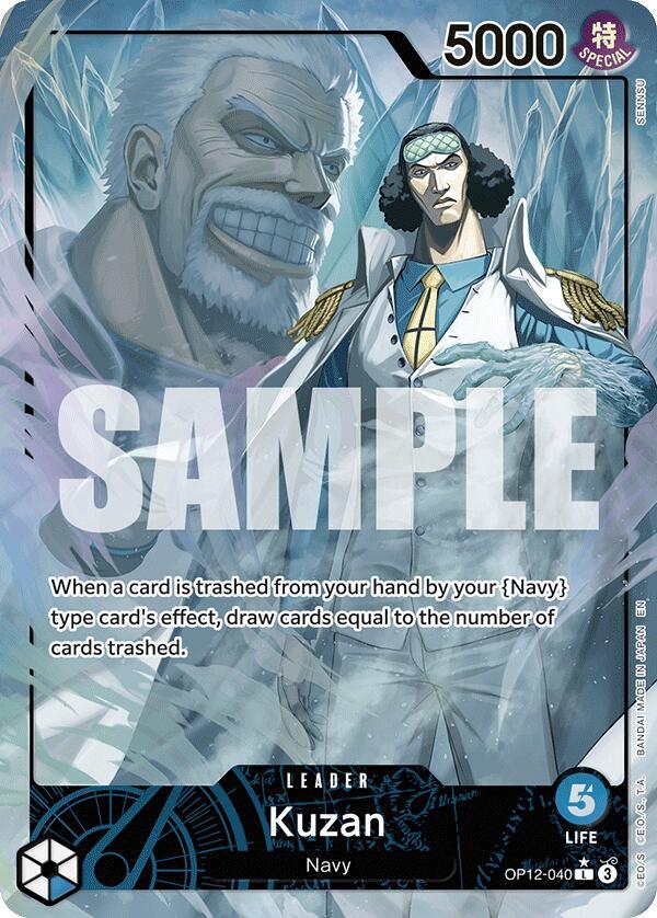 Kuzan Alternate Art OP12-040 – Legacy of the Master | One Piece TCG