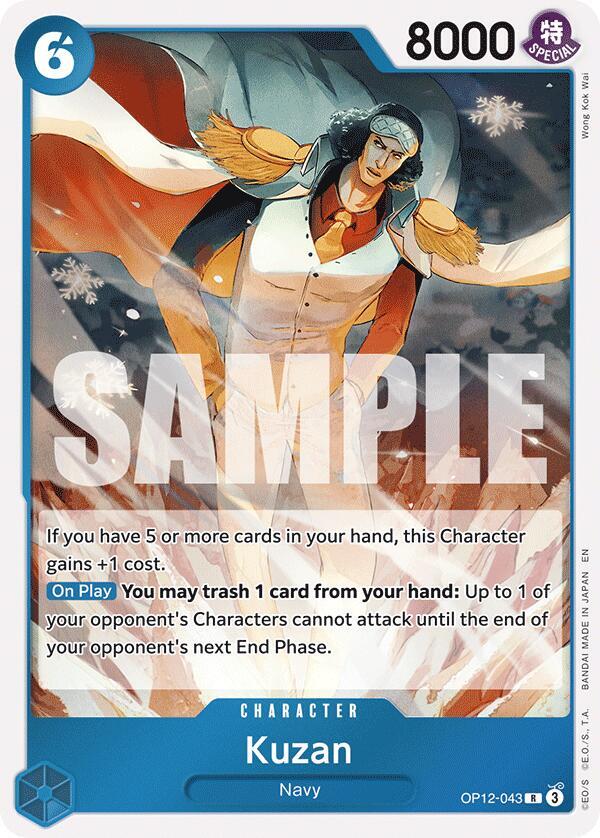 Kuzan OP12-043 – Legacy of the Master | One Piece TCG
